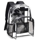 Mochila transparente Vorspack Heavy Duty PVC transparente preta