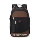 Mochila Unissex Notebook com Cadeado, Entrada para USB/ Fone de ouvido e capa de Chuva - Movitour Roamer