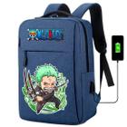 Mochila USB Escolar Estampa Infantil One Peace Notebooks, Trabalho Escola (Interface USB)