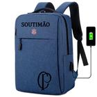 Mochila USB Escolar Estampa Timão Notebooks, Trabalho Escola (Interface USB)