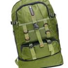 Mochila Verde Militar Esportiva 50L Viagens Camping Trilha Escolar Impermeável Motoqueiro