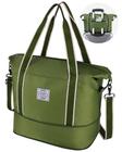 Mochila WALNEW Travel Weekender Waterproof Army Green