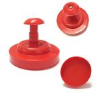 Modelador Amassador de Hamburguer 11Cm Prático PP Vermelho - Nitron