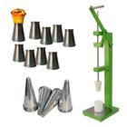 Modeladora + 12 Suportes Assar + 50 Cones 12cm Pizza Cone - Gastrobel
