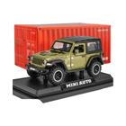 Modelo de Carro de Brinquedo Off-Road Wrangler - Escala 1/32 - Liga de Metal - 7 Portas