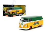 Modelo de carro fundido sob pressão Jada Toys Hollywood Rides TMNT 1961 VW Bus