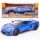 Modelo de carro Motormax 2020 Chevrolet Corvette C8 1/24