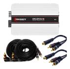 Modulo Amplificador Taramps DS1200x4 + 2 Rca + 2 Cabos Y