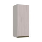 Módulo Armário Aéreo 88x35 1 Porta 100% MDF Cozinha Modulada Gold Robel Fendi/Aspen