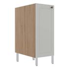 Módulo Balcao 30cm 1 Porta Com Pés 100% MDF Cozinha Modulada Provence Robel Hanover/Fendi - Robel Móveis