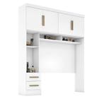 Módulo Closet Smart Aéreo com Criado 2 Gavetas com Maleiro