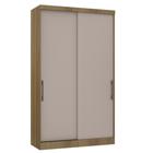 Modulo De Guarda Roupa Paris 2 Portas De Correr 3 Gavetas Avela/cinammon - EUCAMÓVEIS