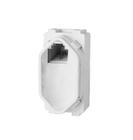 Modulo Entrada Rj11 ( Telefone ) - Novara Branco Total - Dicompel Novara Branco