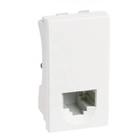 Módulo Entrada Rj45 Cat6 (Internet) - Blux Home/Recta Branco