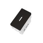 Modulo Entrada Usb 2A - Recta Black Satin Fosco