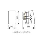 Módulo Interruptor Bipolar Paralelo Fame Habitat Black 16A Preto