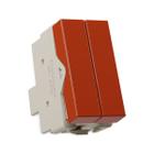 Módulo Interruptor Duplo Simples Cerâmica Infiniti