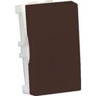 Modulo Interruptor Paralelo Brg11631-9Ch - Blux Recta Chocolate Gloss