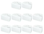 Módulo Interruptor Simples Branco Linha Pérola Radial c/ 10
