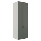 Módulo Paneleiro 70cm 4 Portas 100% MDF Cozinha Modulada Provence Robel Fendi/Salvia