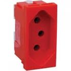 Modulo Pial Pop Vermelho 1 Tomada 20A Lg03020Vm