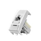 Módulo Rede De Informática Rj45 Cat5E Sleek Branco 16045