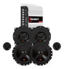 Módulo Taramps TS400x4 Fio + Kit 2 Vias 6 JBL FLEX4 62VFX55 110W + Par 5TRFX55 110W