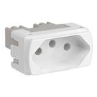 Modulo Tomada 2P+T 10A 250V Miluz S3B70340 Schneider