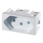 Módulo Tomada 2P+T 10A Linha Petra Mec-Tronic com 20 Unidades