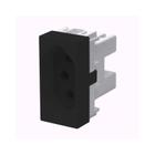 Módulo Tomada 2p+t Habitat Black 10a 250v Fame