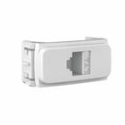 Módulo Tomada RJ45 CAT 5E Branco