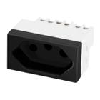 Modulos Tomadas 10A 20A Interruptores Preta Fosca Blux Recta - B.LUX Recta Satin