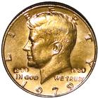 Moeda Ouro Kennedy Half Dollar Tripla Data Não Circulada de 1979dos Estados Unidos da América