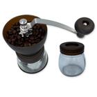 Moedor De Café Manual Vidro E Inox Marrom Com Regulagem - Gater