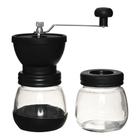 Moedor de café manual vidro e silicone com 2 recipientes mimo style