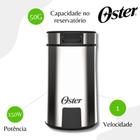 Moedor de Café Oster em Inox Prata - OMDR 100 - 220V