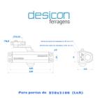 Mola Hidráulica Aerea A530 F2 Soprano Para Porta Pesada