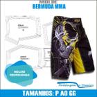 Molde Bermuda Mma, Modelagem&Diversos, Tamanhos P Ao Gg