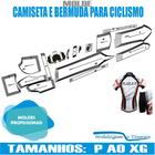 Molde Camiseta e Bermuda Ciclista, Modelagem&Diversos, Tamanhos P Ao Xg