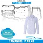 Molde Camisete Feminina, Modelagem&Diversos, Tamanhos P Ao XG