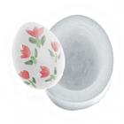 Molde De Silicone 010 - Ovo Floral - Páscoa - Flexarte