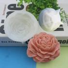 Molde de Silicone 3D para Vela e Jóias - Formato de Peônia Grande