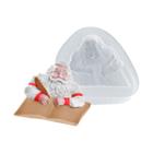 Molde De Silicone 458 - Papai Noel Escritor - Natal Flexarte