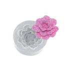 Molde De Silicone 472 - Flor Christy - Rosa - Flexarte