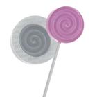 Molde De Silicone 713 - Pirulito Espiral Redondo De 3,7 Cm