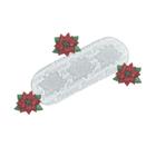 Molde De Silicone - 890 - 3 Flor Natal Poinsétia - Flexarte