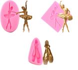 Molde De Silicone Bailarinas Ballet Sapatilhas Kit34 - MOLDS PLANET