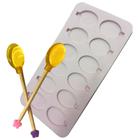 Molde de silicone Colher 12 cavidades 3,5cm