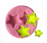 Molde de silicone estrelas, resina, confeitaria, biscuit molds planet