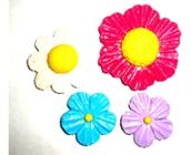 Molde De Silicone Flor, Flores, Rosa